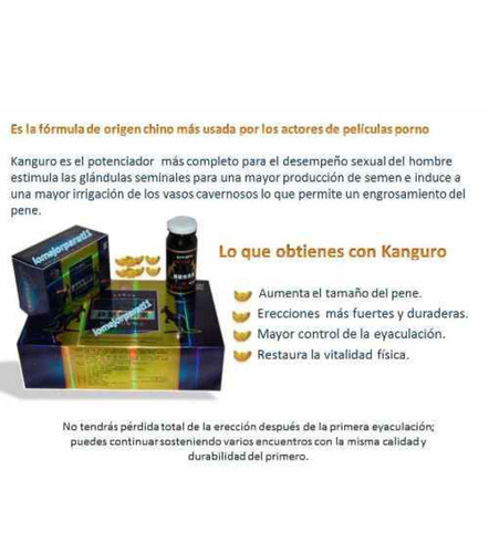 Canguro Potenciador X 3 Cajas 100% Original