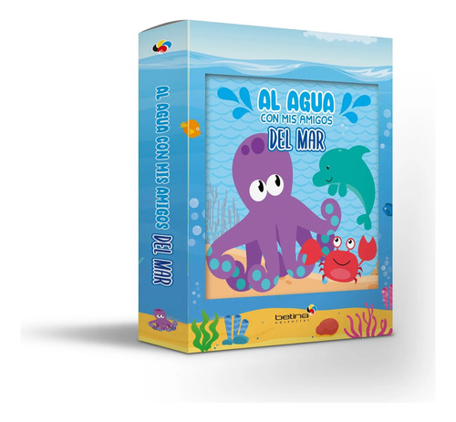 Al Agua Con Mis Amigos - Del Mar- Libro De Baño Infantil