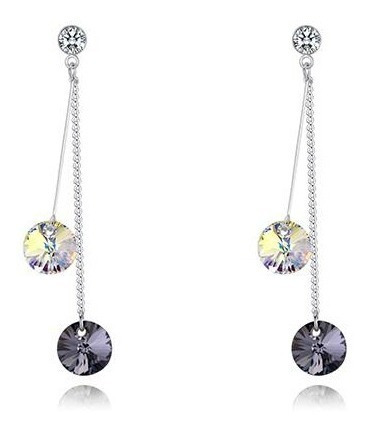 Aretes  Con Cristales, Amor De Cristal Ac18-237