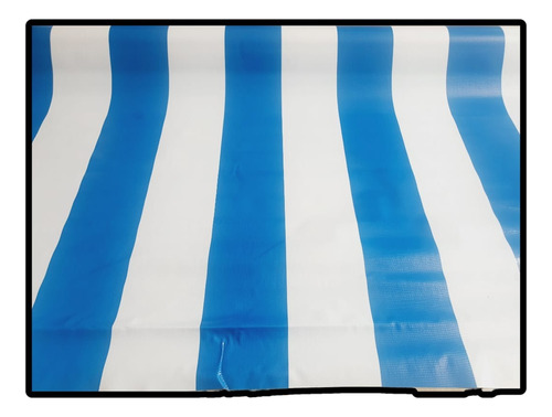 Rollo Rayas Azules Ahulado Resistente D 1.20m X 11m T20