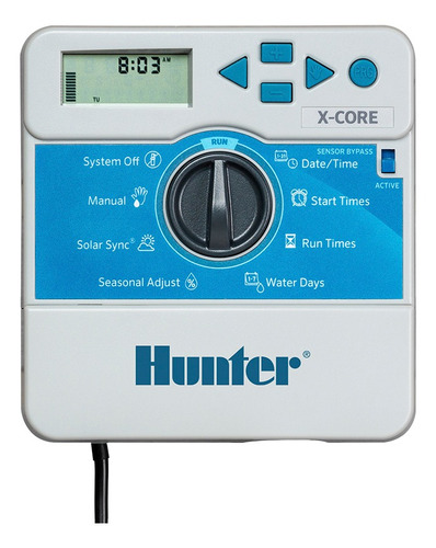 Controlador/programador Riego Hunter X Core 8 Estaciones Int