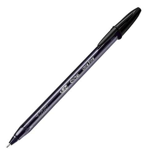 Caneta Esferográfica Bic Cristal Preta - 25 Unidades