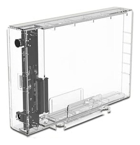 Transparente 3,5 ''carcasa Hdd Para 2,5 3,5'' Ssd Box