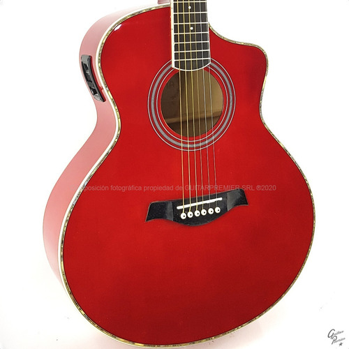Guitarra Electroacustica Eq4 + Ampli + Funda + Cable + Pua
