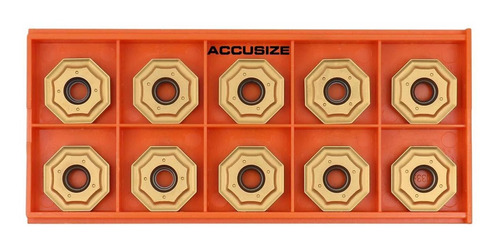 Accusize Industrial Tools Inserto Octogonal Carburo Doble