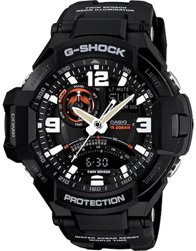 Reloj Casio G-shock Ga-1000-1a Negro Hombre 100% Original 