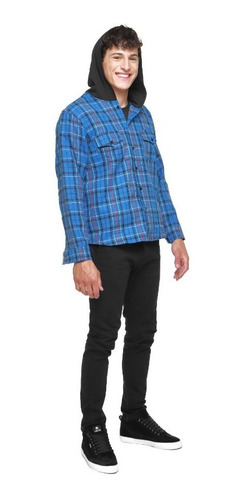 Imagen 4 de 7 de Camisa Vicus Hood Azul