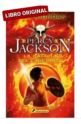 Percy Jackson Dioses Del Olimpo 4: Batalla Del Laberinto