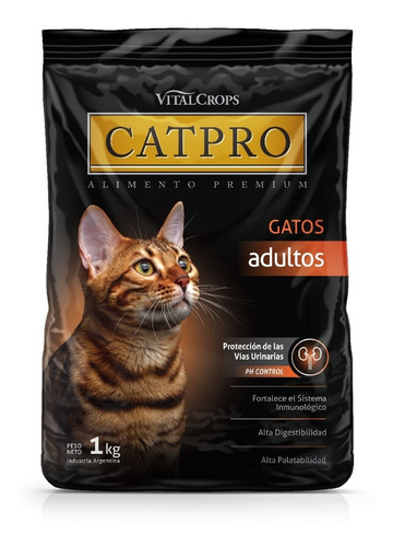 Imagen 1 de 5 de Alimento Premium Catpro Adulto Urinary Control X 1kg