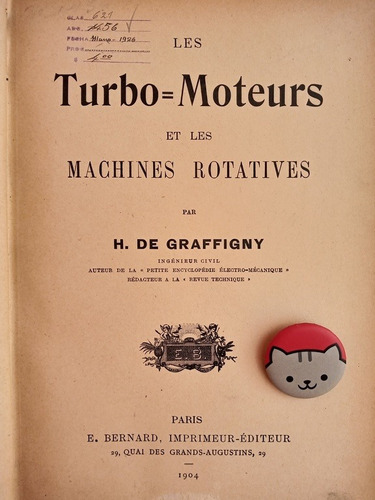 Turbo-moteurs Et Les Machines Rotatives H De Graffigny 115d5