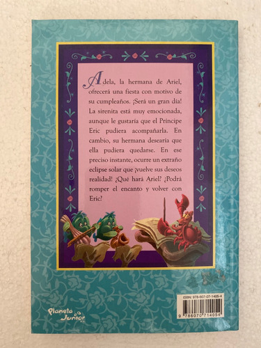 Libro La Sirenita Ariel Cumpleaños Sorpresa Disney Princesas (Usado)