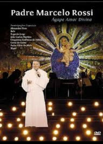 Dvd Padre Marcelo Rossi Ágape Amor Divino,novo, Original