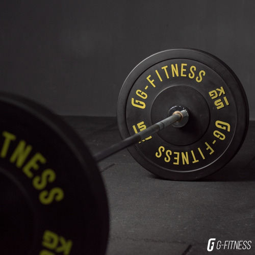 Barra Olímpica 2,20 Mt Bujes 20kg Cromada Gfitness