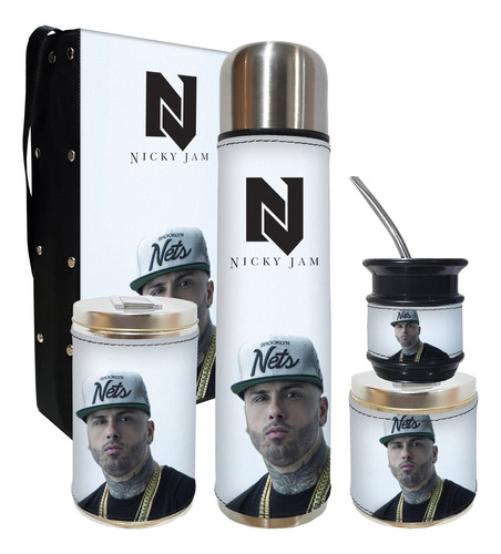 Set Matero 5 Piezas Abmnty Nicky Jam Excelente Calidad