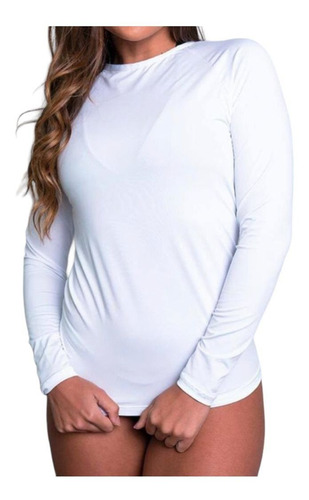 Blusa Termica Feminina Camisa Térmica Proteção Uv50 Comprida