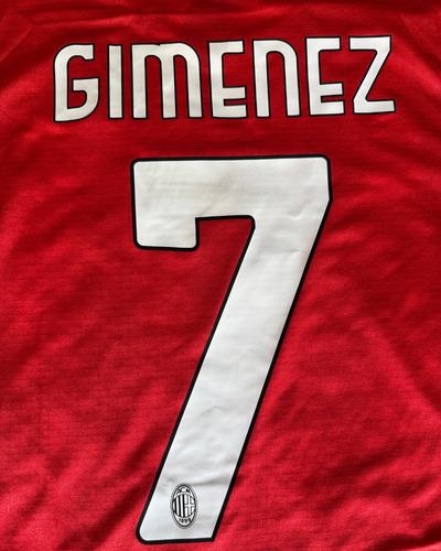 Camiseta Milan Local 24/25 Santiago Gimenez 7