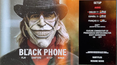 The Black Phone Bluray Bd25, Latino