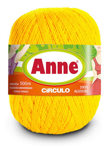 Linha Anne 500 Circulo Cor 1289 - CANÁRIO