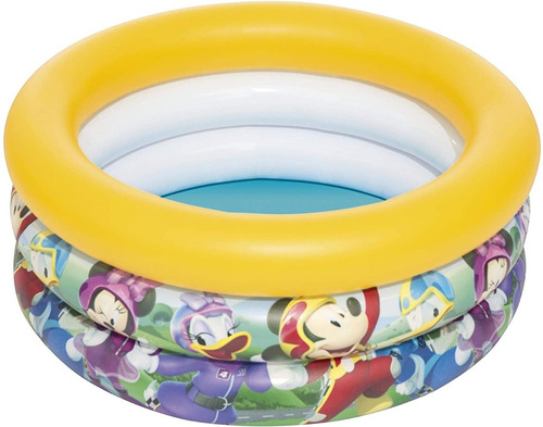 Piscina Inflable Para Bebes Niños Mickey Mouse 70x30cms