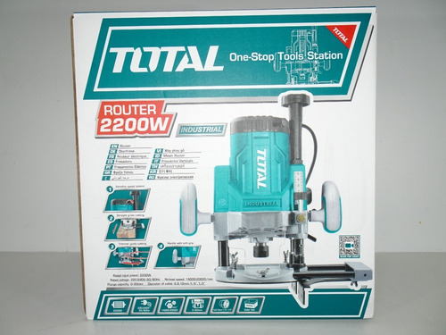 Router Fresadora Industrial 2200w Vel. Variable + 4pcs Total
