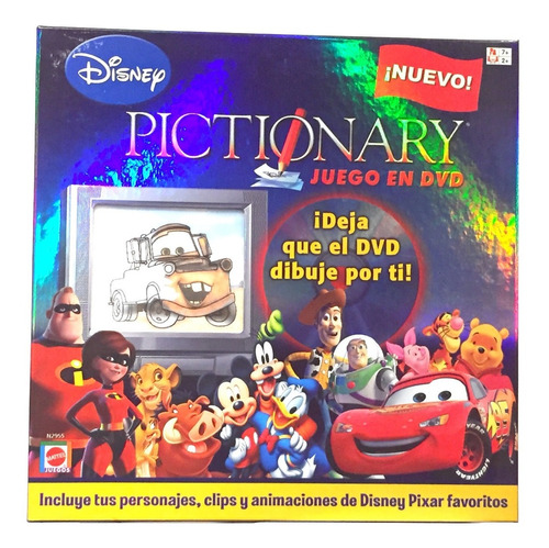 Disney Pictionary Juego En Dvd (nuevo Original Y Cerrado)