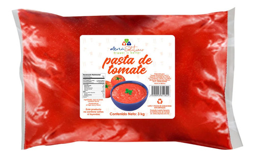 Pasta De Tomate Bolsa Menú Solutions 3 Kg