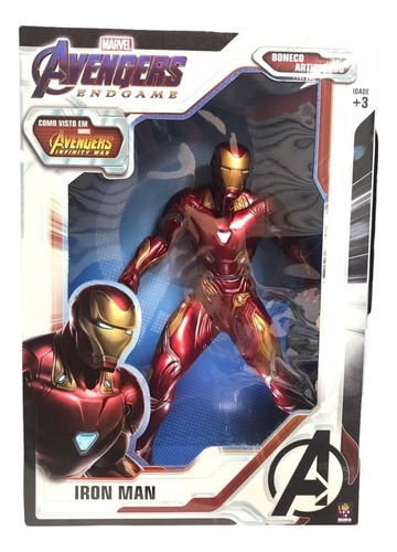 Figura Articulada Iron Man 50cm Avengers Endgame  Gigante