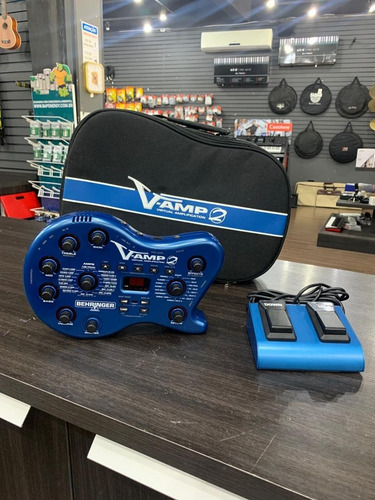 Pedaleira Multi Efeitos De Guitarra Behringer V-amp 2 Usada (Usado)