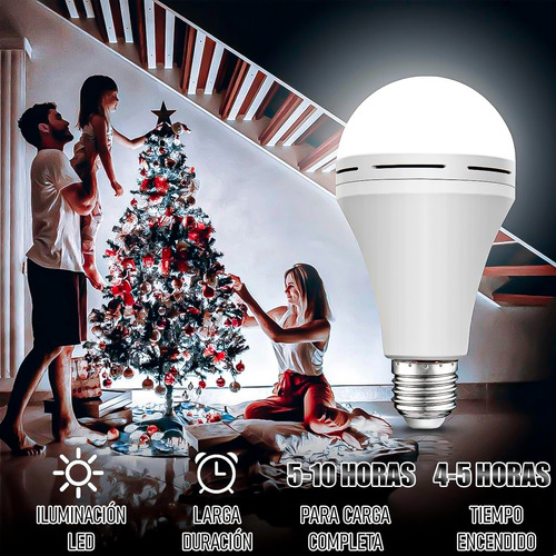 Ampolleta Recargable Led Ampolleta Inteligente 15w E27