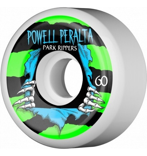 Ruedas De Skate Powell Peralta Park Ripper 2 60 Mm Pf White