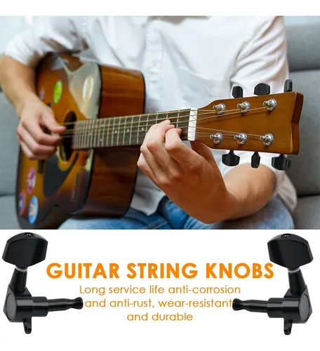 6 Piezas Guitar String Tuning Pegs Guitar Tuner Machine H...