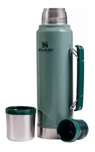 Combo Mate STANLEY Double Wall Stainless Steel with bombilla Spoon GREEN