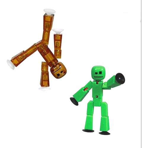 Boneco Pegajoso Articulado Divertido Com Ventosa