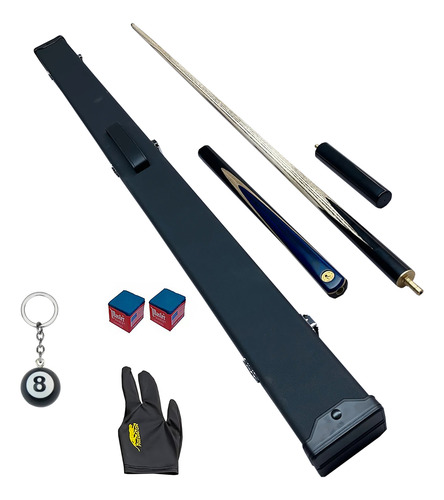 Taco De Billar Snooker Profesional Estuche 9.8mm Madera