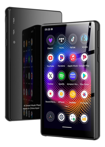 Reproductor Mp3-mp4 128gb Wifi Bluetooth 5 Android Negro