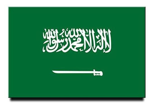 Bandera De Arabia Saudita Imán De Nevera Riyadh Jeddah La Me