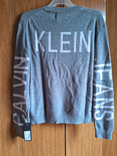 Sweater Mujer De Lana Calvin Klein Nuevo Y Original Talle L 