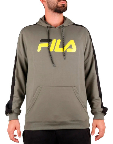 Canguro Fila Lifestyle Hombre Tagli H Verde-neg-am Blw