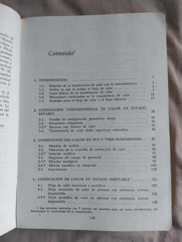 Libro Principios De Transferencia De Calor, Frank Kreith (Usado)