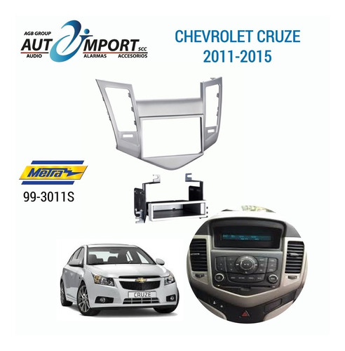 Adaptador De Radio Chevrolet Cruze 11-13 Metra