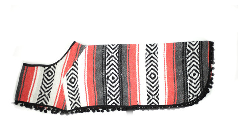 Jorongo Perro Mexicano Poncho Artesanal Sarape Talla 7