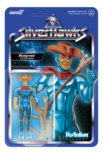 Super7 Reaction Silverhawks Halcones Galacticos Vaquero