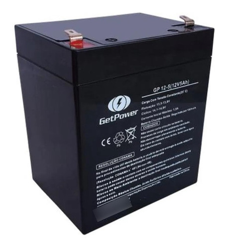 Bateria 12v 5ah Getpower Gp12 5s Nobreak Sms Apc