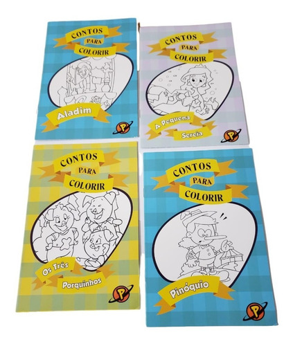 Imagem 3 de 5 de Colorir Kit Infantil 03 - Brincando E Colorindo