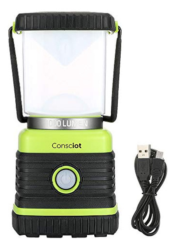 Consciot Led Camping Lantern Recargable, 4400mah Power Bank,