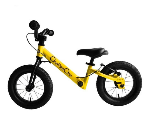 Bicicleta De Balanceo Y Pedales Para Niños (2en1) - Amarilla