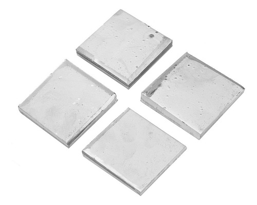 Placa De Níquel De Alta Pureza, 1 Kg, Formato Quadrado, 99,9