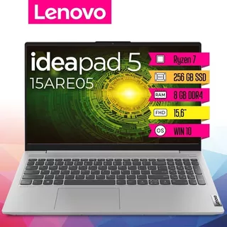 Portátil Lenovo Ideapad 5 Ryzen 7 256gb 8gb 15,6 Fhd