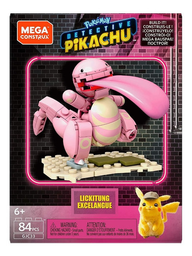 Pokémon Detective Pikachu Lickitung Da Mega Construx Gjc33