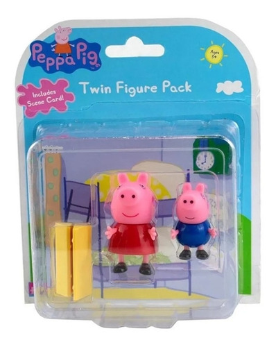 Figuras Da  Peppa - Peppa Pig E George - Sunny 2300